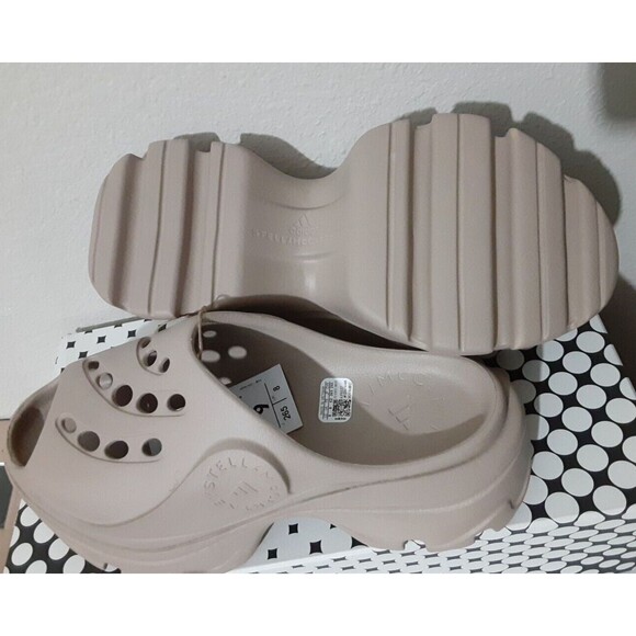 New Womens ADIDAS STELLA MCCARTNEY STELLA CLOG IF6537 KHAKI US W 9 - Picture 11 of 13